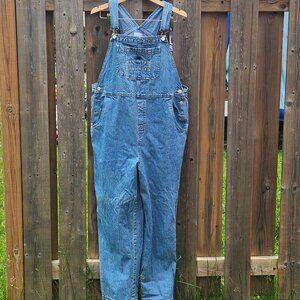 Blue Denim Women's Maternity Jeans Overalls